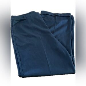 Woman’s blue trousers pants 4XL cuffed side pockets front Lost Queen